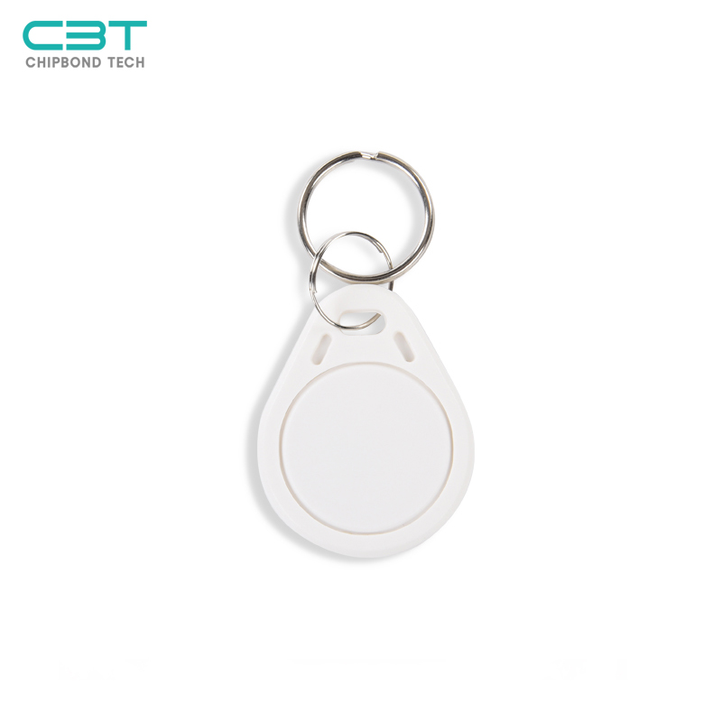 KF NO.3 White RFID Keyfob, Corrosion-resistant