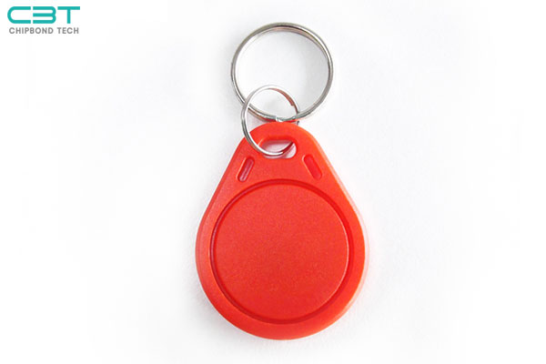 KF NO.3 Red RFID Keyfob, Filled with Epoxy Resin