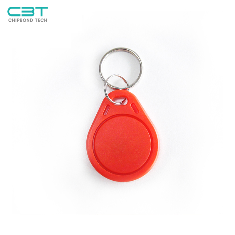 KF NO.3 Red RFID Keyfob, Filled with Epoxy Resin