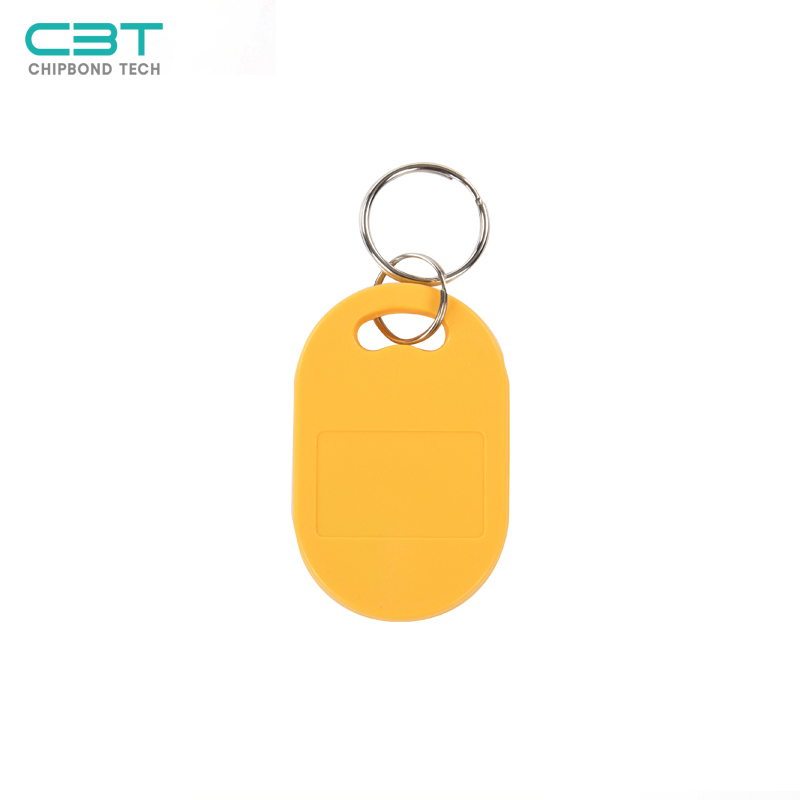 KF NO.4 Yellow 125KHz/13.56MHz RFID Keyfobs