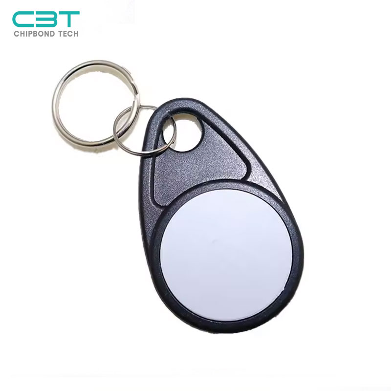 KF NO.6 Black PA RFID Keychain, Efficient Management