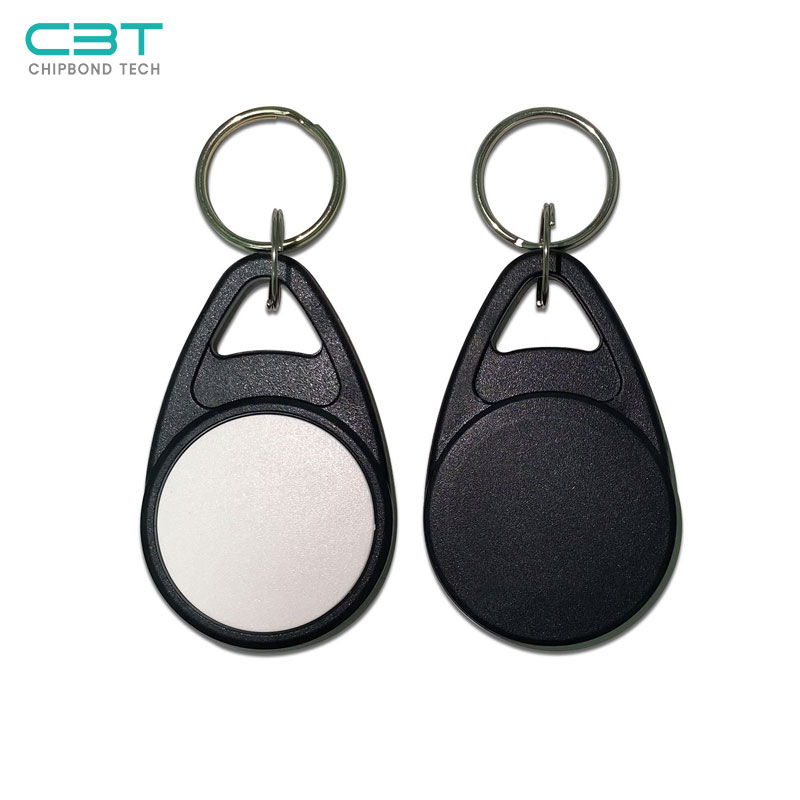 KF NO.6 Black PA RFID Keychain, Efficient Management