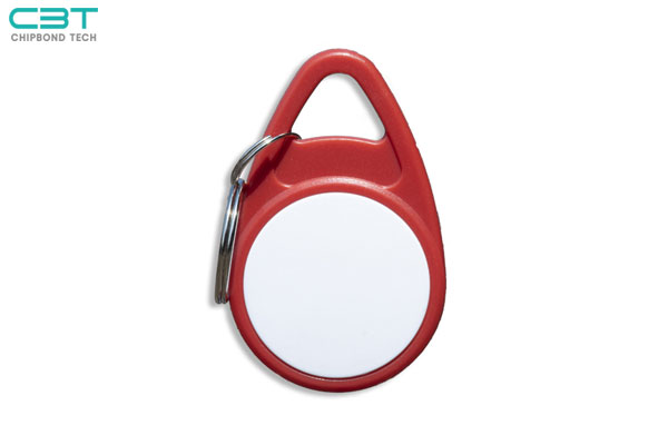 KF NO.6 Red PA RFID Keychain, Non-toxic & Harmless