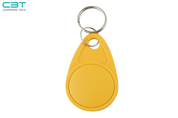 KF NO.5 Yellow Access Control RFID Keyfob, Logic Encryption Chip