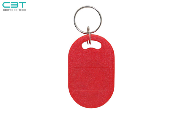 KF NO.4 Red 125KHz/13.56MHz RFID Keyfobs