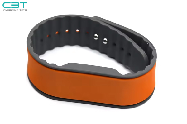 WD18 Custom RFID Silicone Wristband, Laser Coloring