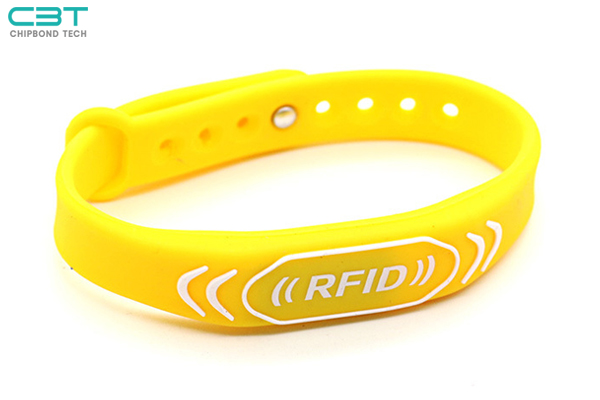 WD19-3 Custom RFID Silicone Wristband, Good Flexibility