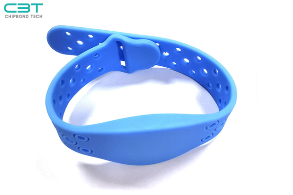 WD22 RFID Silicone Wristband, 125KHz/13.56MHz Chip