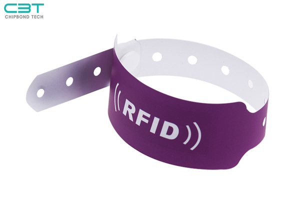 ZZ001 RFID Disposable Paper Wristband, Natural Degradation