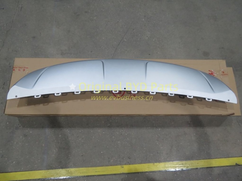 The lower body of the front bumper