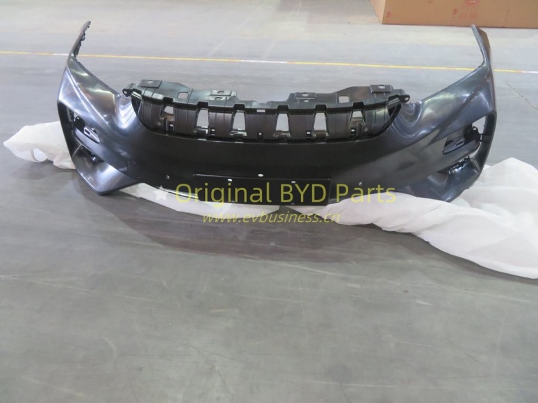 The upper body of the front bumper