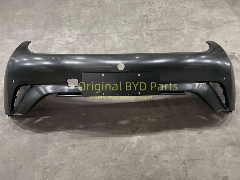 The upper body of the front bumper