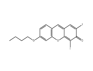 6-(N-BUTOXY)-2,4-DIIODO-3-FLUORONE