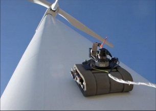 Wind power outer blade inspection robot