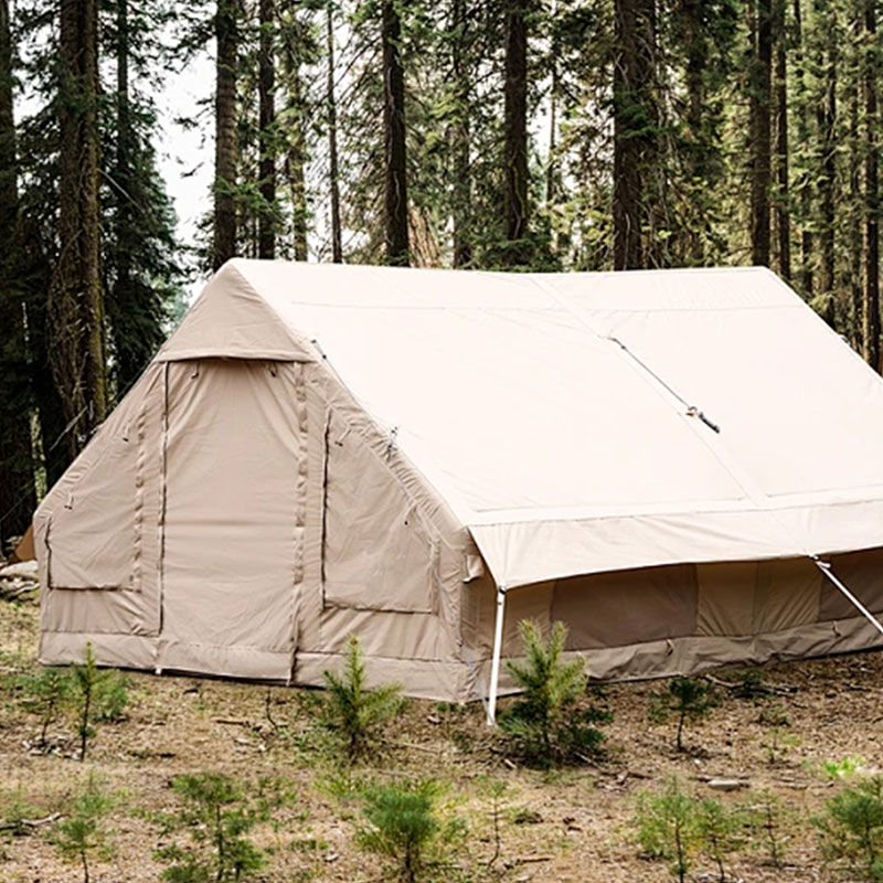 12-square-meter inflatable tents： The packaging dimensions are 80cm*51cm*51cm, and the expanded dimensions are 3m*4m*2.35m.