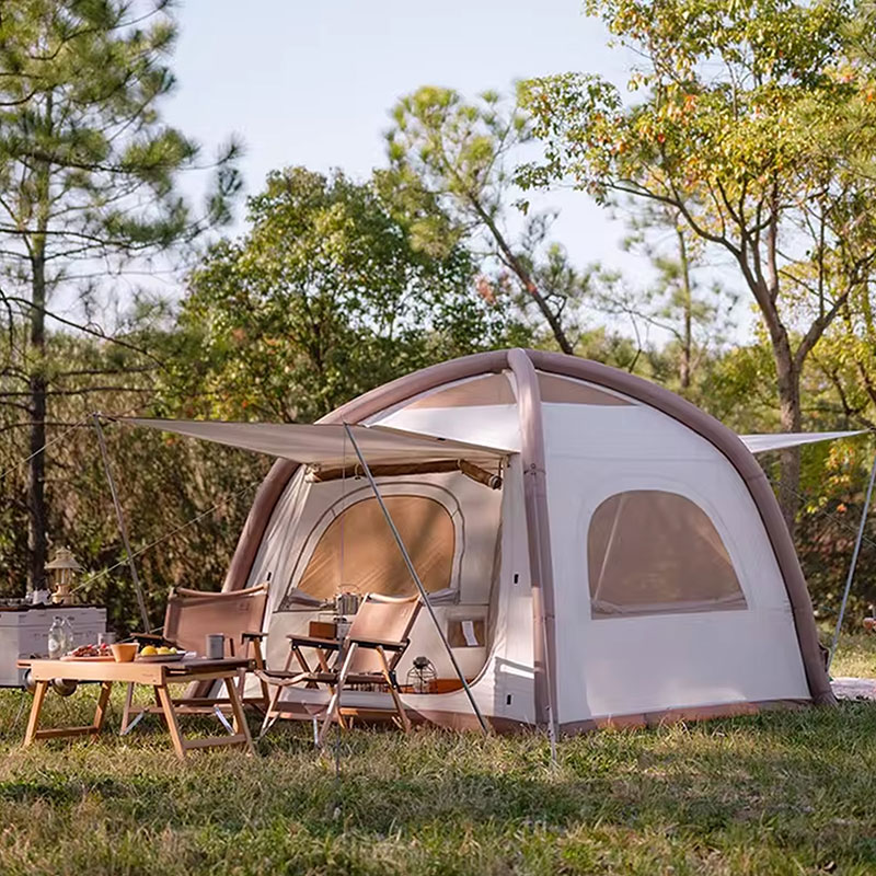Inflatable family tent