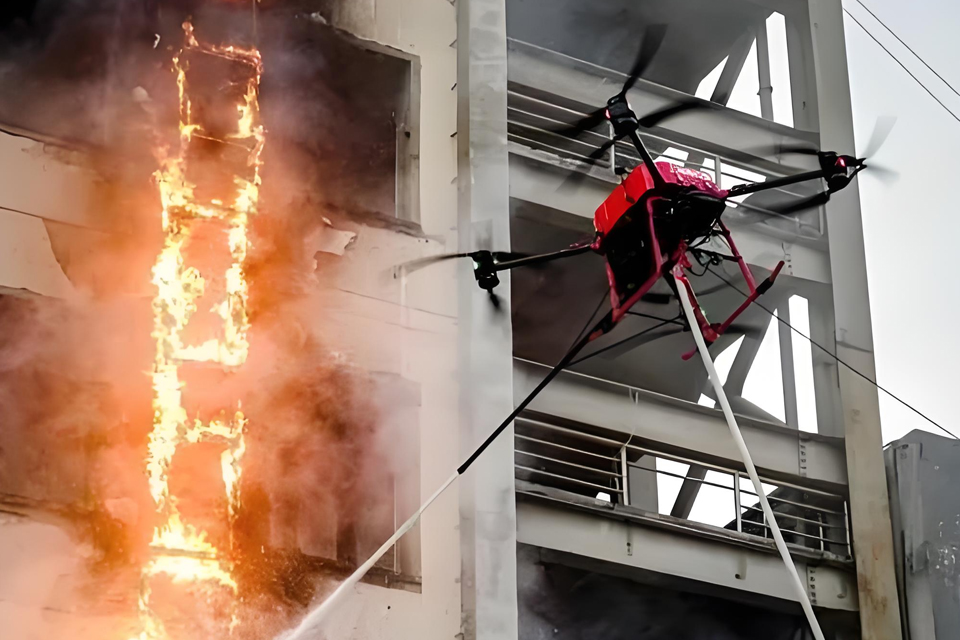 Firefighting drones