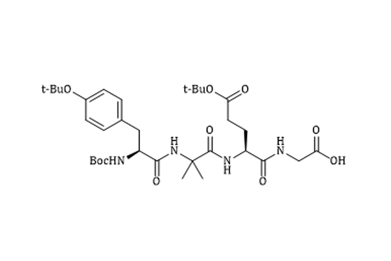 Boc-Tyr(tBu)-Aib-Glu(OtBu)-Gly-OH