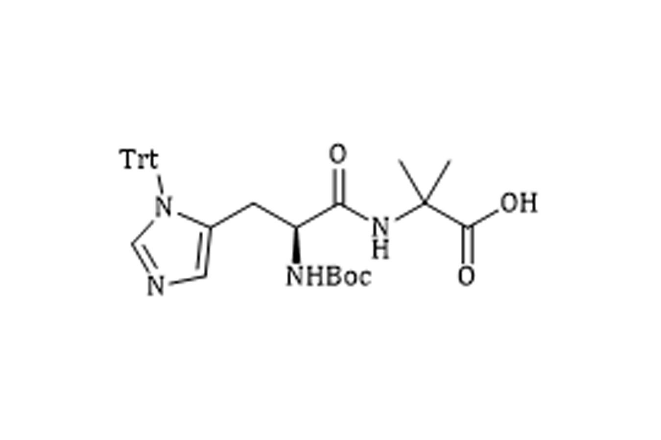 Boc-His(Trt)-Aib-OH