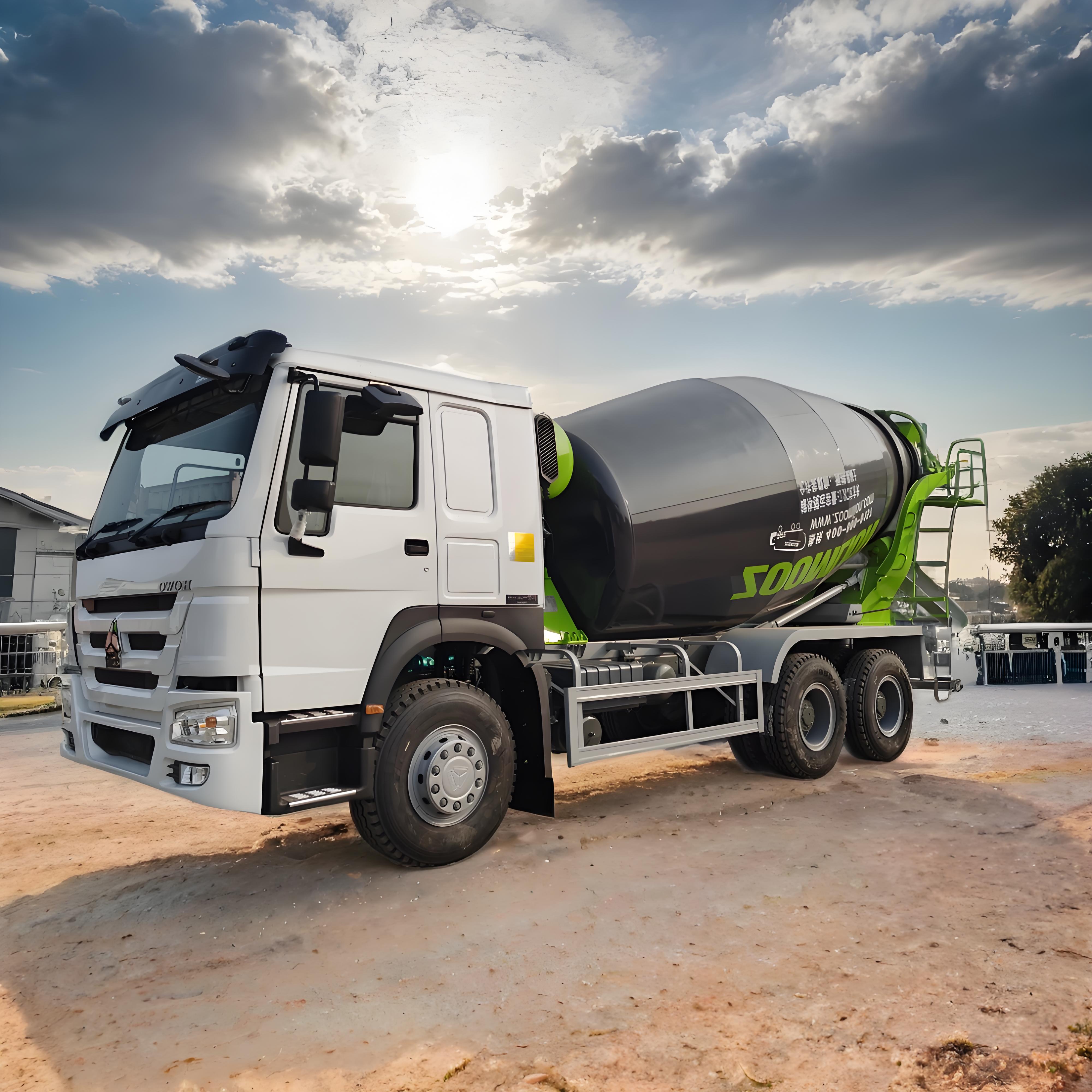 High-Standard Remanufactured HOWO HW76 6X4 Concrete Mixer Truck | Durable and Efficient Mixing