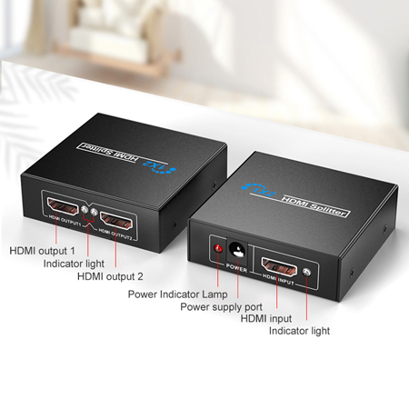 HDMI分配器分屏器一分二高清1080P