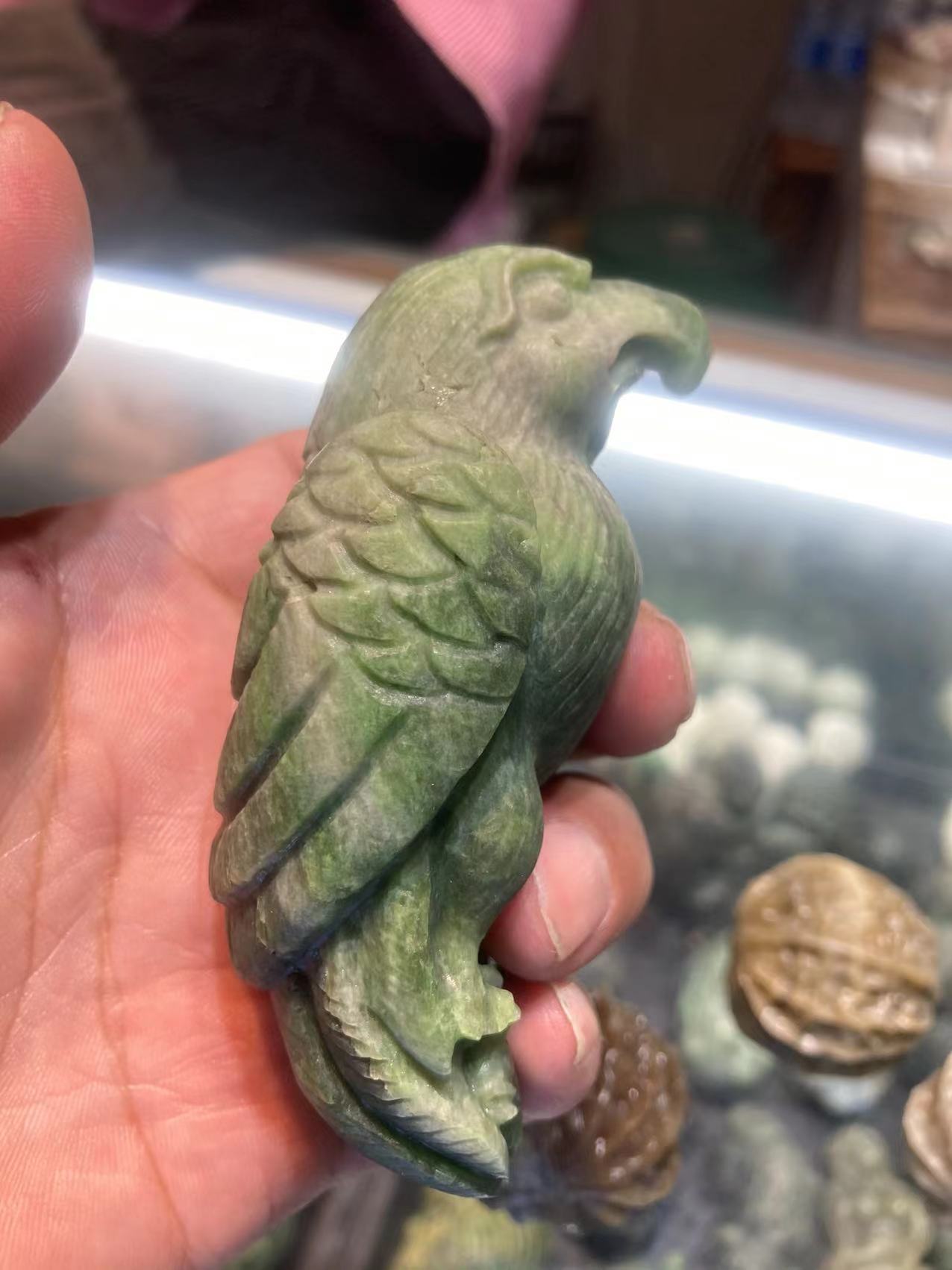 和田玉雄鹰Hetian jade eagle