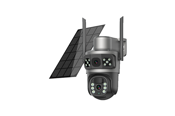 400萬雙攝AOV低功耗太陽能4G球機