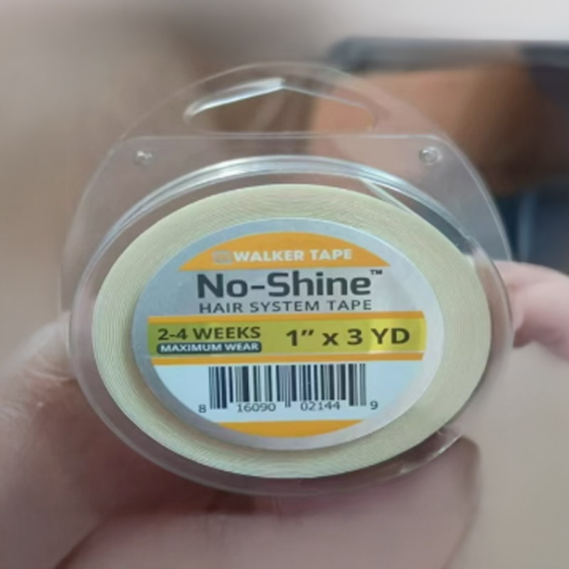 美国白胶超粘假发双面胶带 假发用胶带 No-Shine 1/2*3y