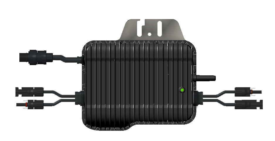 额定输出功率：800W
最大输入电压：60V
内置2组MPPT组件级控制；
支持外接2个PV光伏组件;
支持安规、EMC、Rohs2.0、IP67认证；
支持德国并网认证；