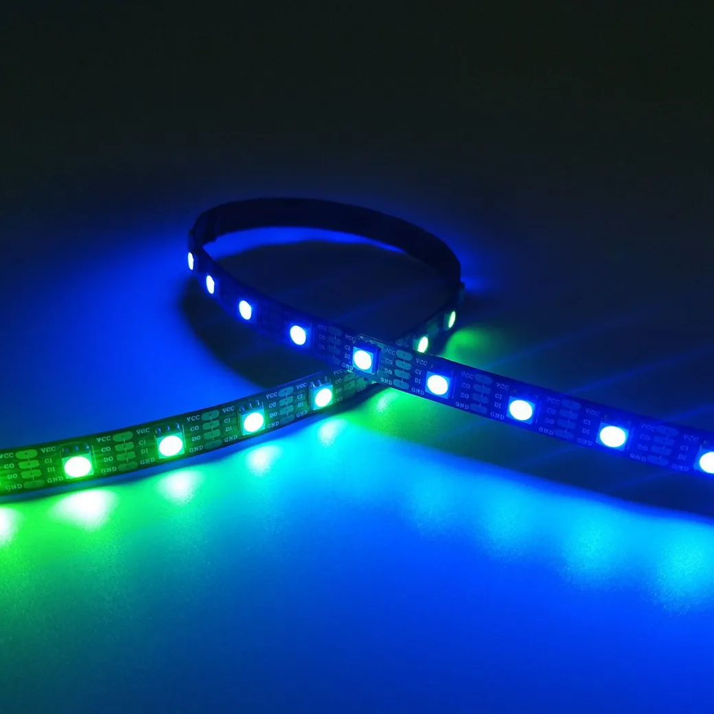 SK9822/APA102/HD107S 60led/M RGB Led Strip