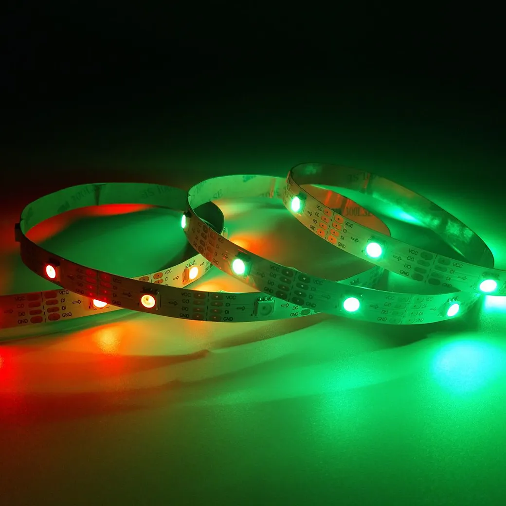 SK9822/APA102/HD107S 30led/M RGB Led Strip