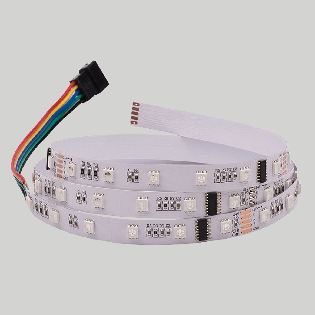 UCS512C4 24V 5050 48leds/M rgb led strip