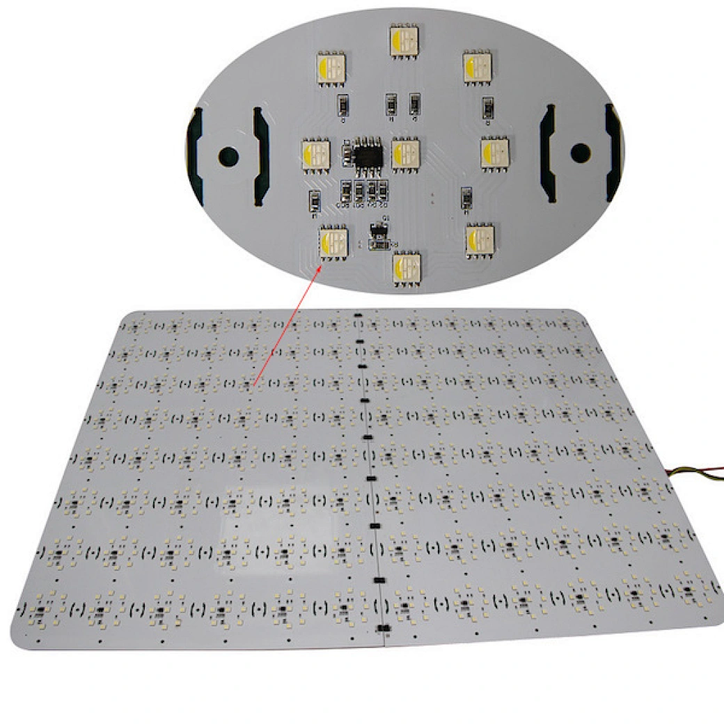 784x620mm UCS2904 5050 RGBW LED rigid panel