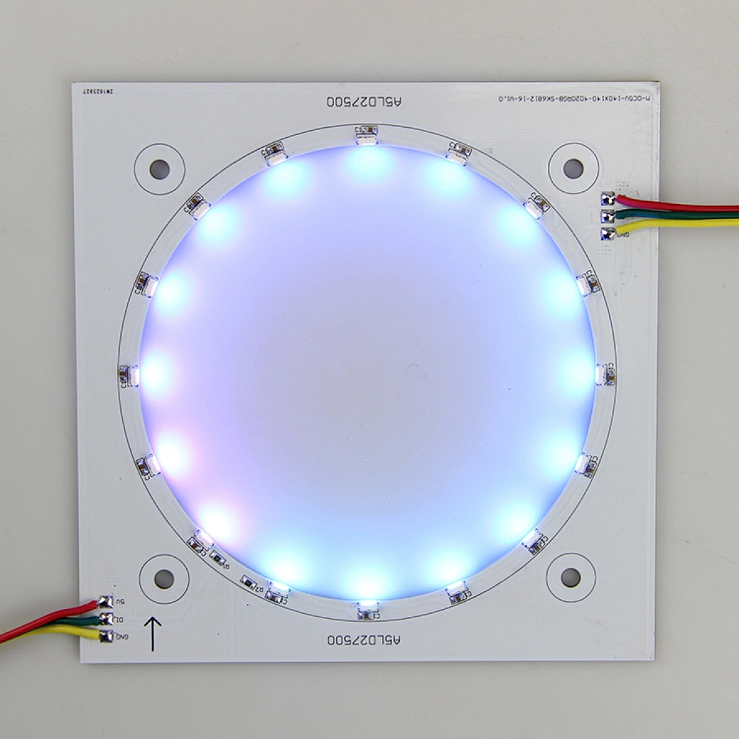 Square sk6812 4020 side view pixel rgb led board