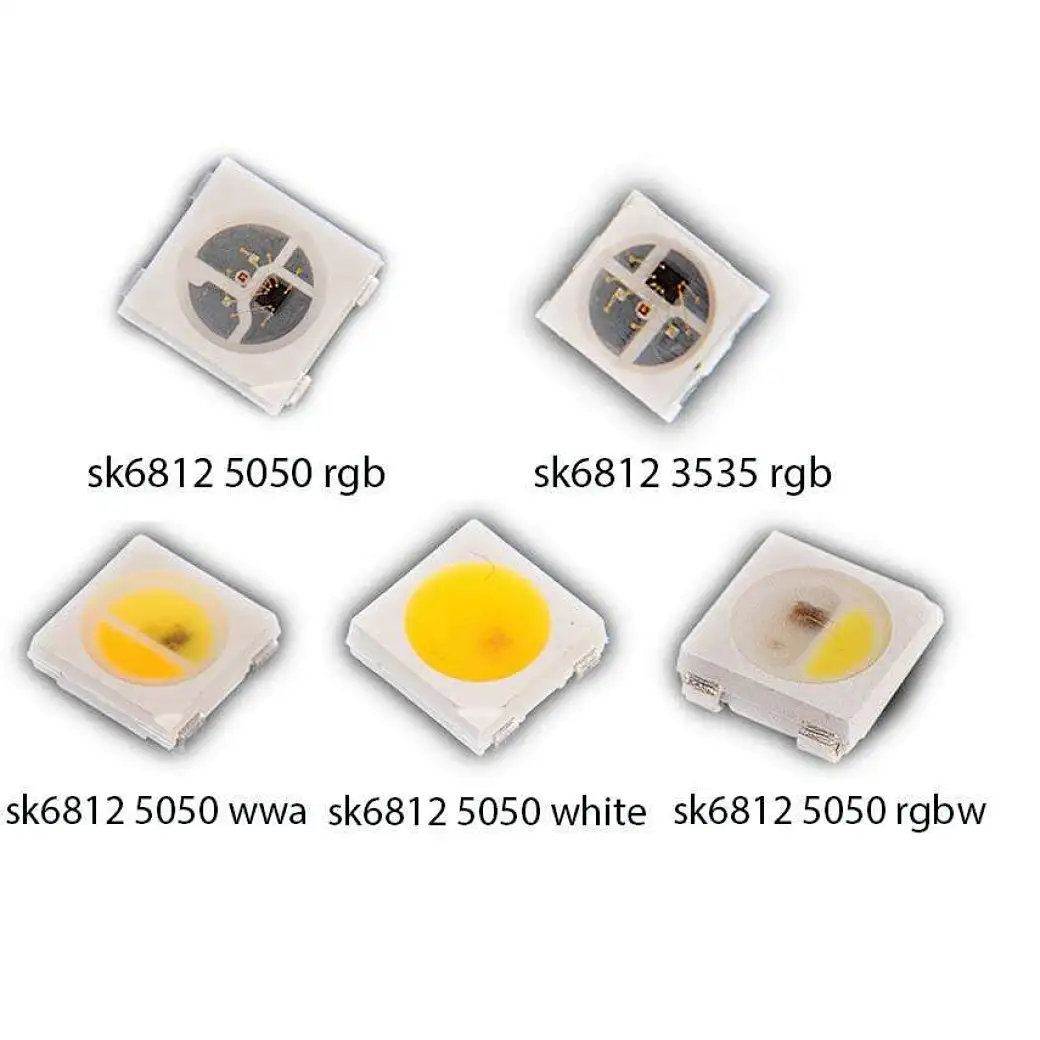 SK6812 LED Chip with white wwa rgb rgbw color