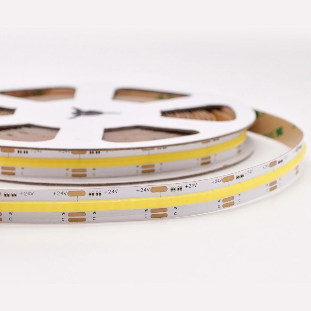 Dual white COB led strip