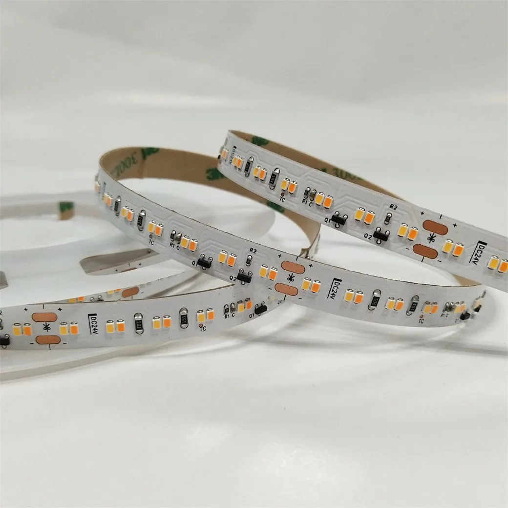 2216 224led/m dim to warm led strip light