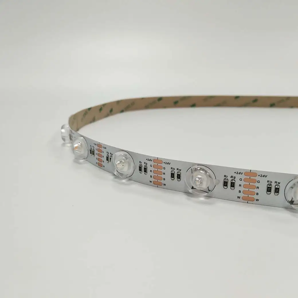 24V RGBW 180 degree flex LED strip light