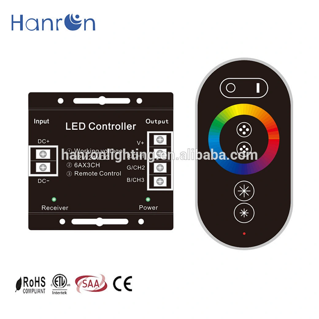 High efficiency RF rgb led controller for rgb led strip light