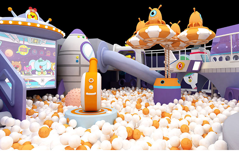 Ball pool area