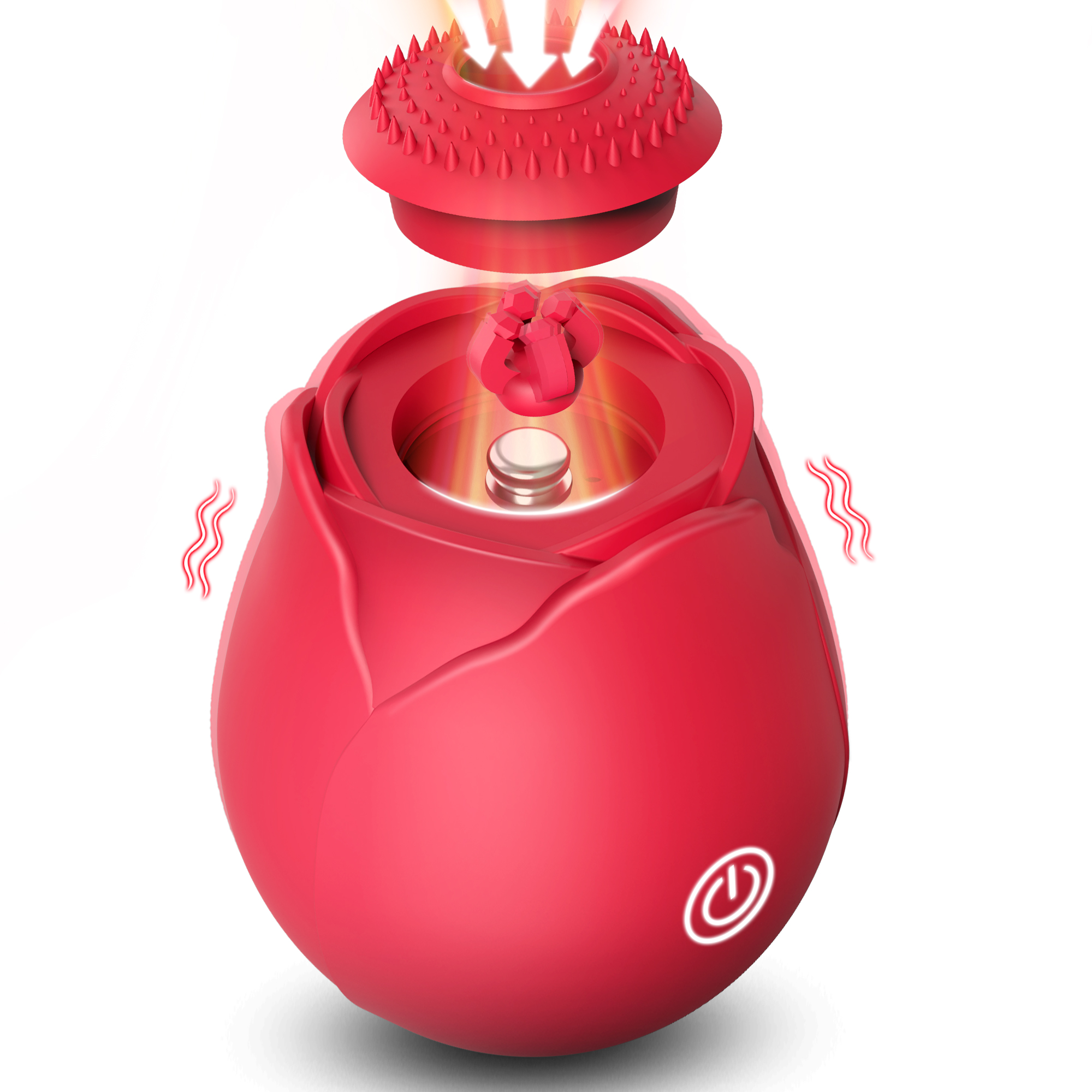 SS-R01PRO Rose Sucking & Kneading Vibrator