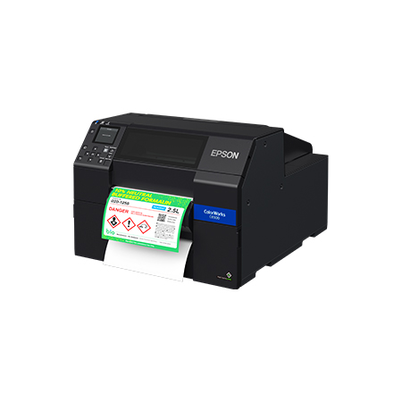 EPSON爱普生 CW-C6530P彩色喷墨标签打印机 危险废物环保标识不干胶条码打印机