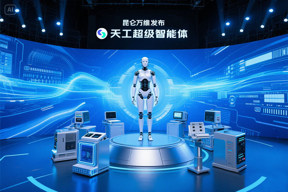 昆仑万维发布天工超级智能体：颠覆传统Office的AI生产力革命