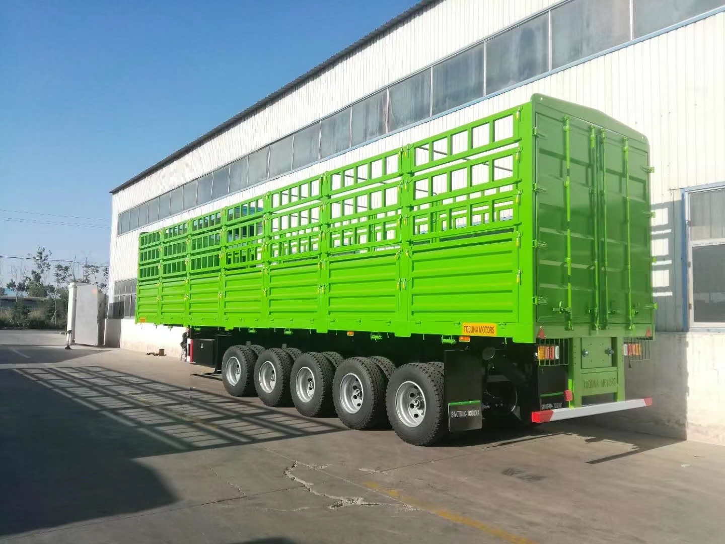 2/3/4/5 Axle Fence Stake Cargo Semi Trailer