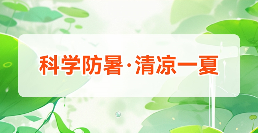健康周报第9期：科学防暑·清凉...