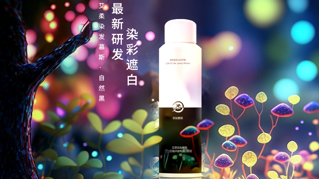 独家专利二元双囊袋染发技术