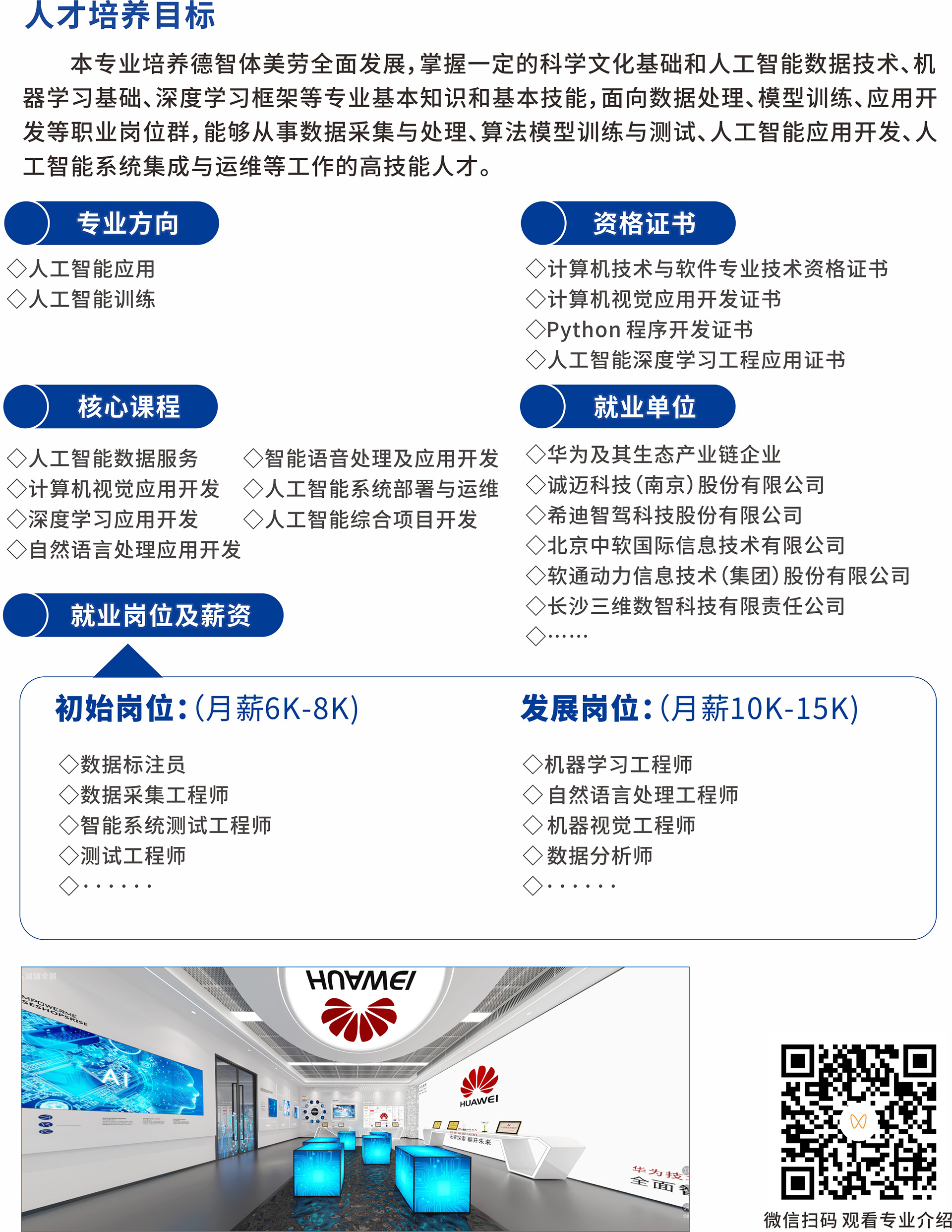人工智能技术应用专业