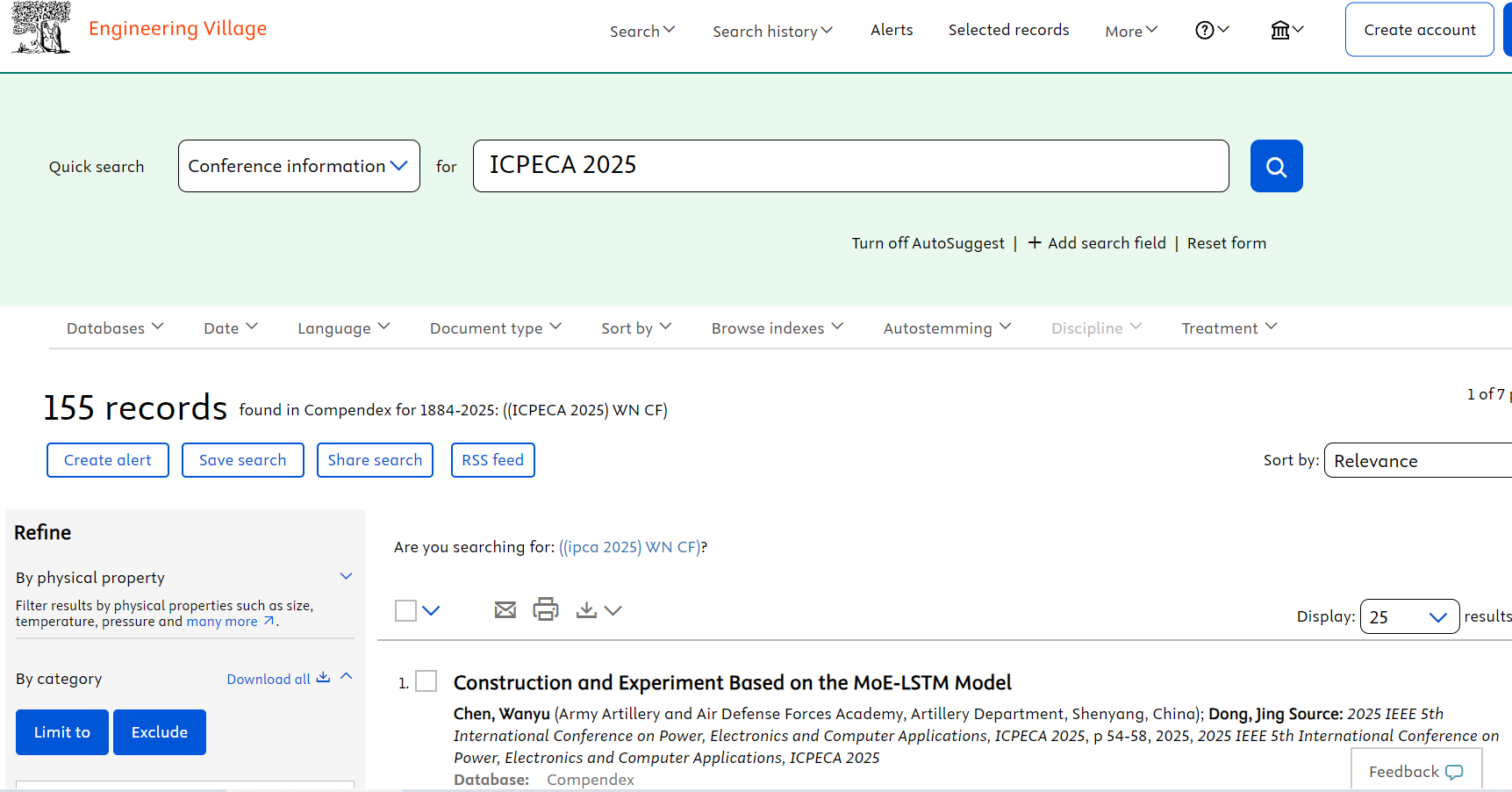 ICPECA 2025 EI检索