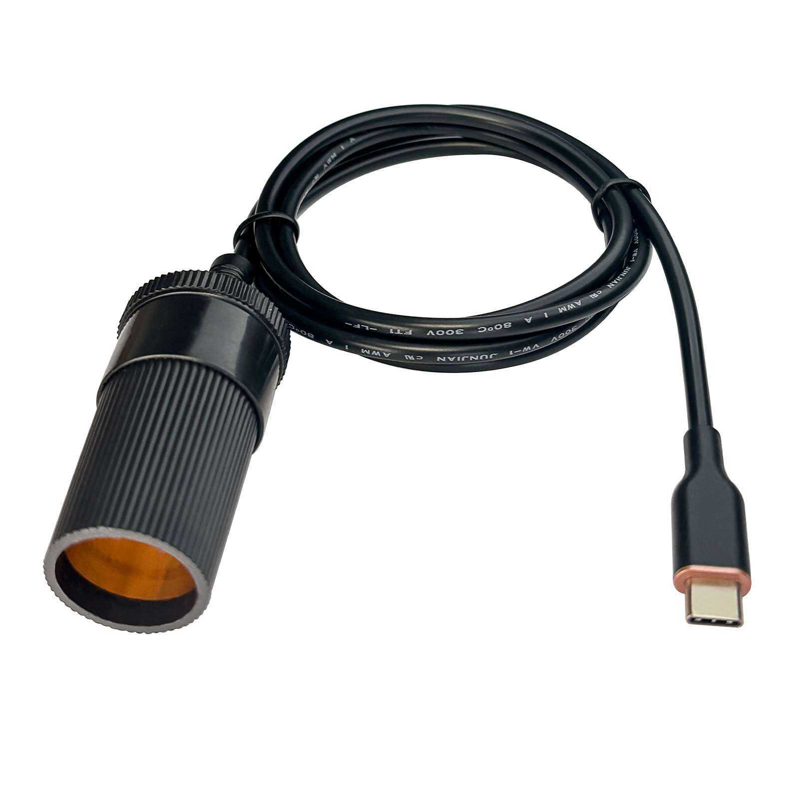 DSD TECH MagicConn SH-CP12M USB-C to 12V Cigarette Lighter Adapter for Car Recorder GPS