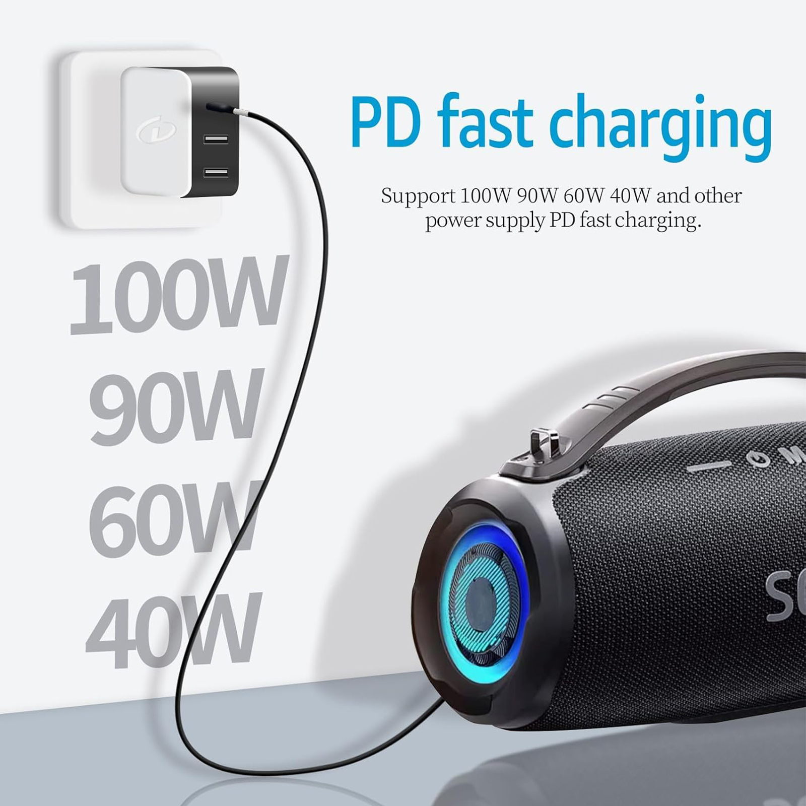 MagicConn SH-CP05C USB Type C PD to DC Power Cable(40x17)-5V